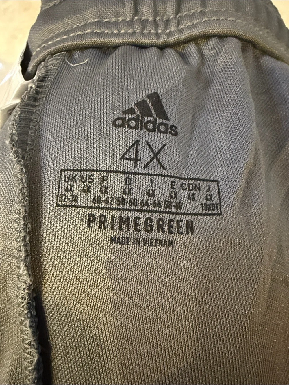adidas Men’s Grey Joggers with White 3-Stripes